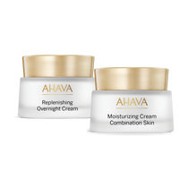 AHAVA Combinazione per pelli da normali a secche per un'idratazione completa con i prodotti del Mar Morto