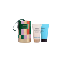 AHAVA On-the-Go Duo formato da viaggio Prodotti essenziali per mani e corpo del Mar Morto